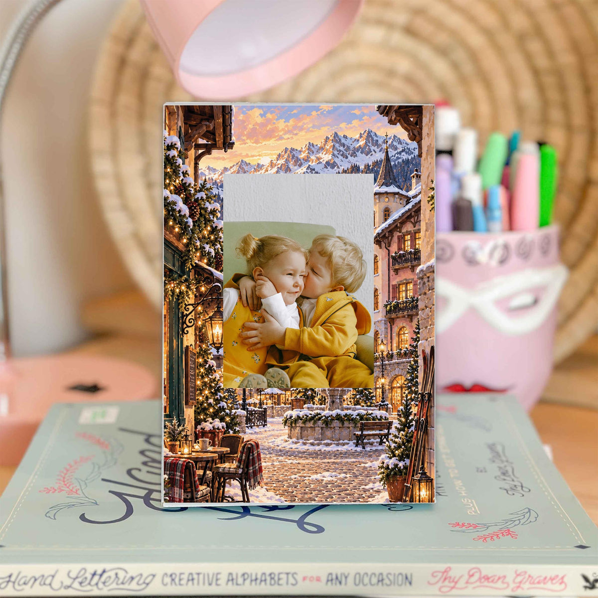 Mini Frame-Chalet Girl -1