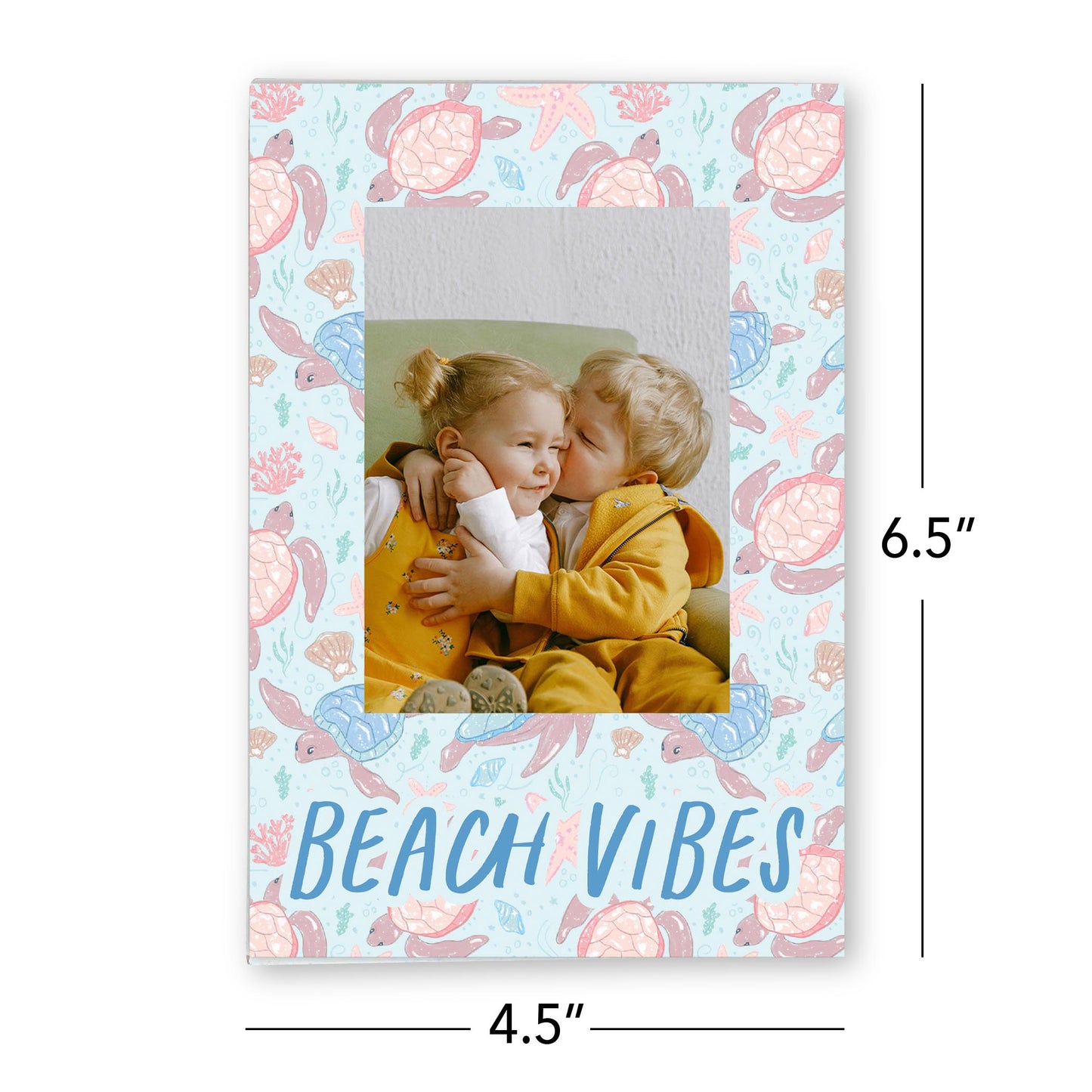 Mini Frame-Coastal Sea Turtles Beach Vibes