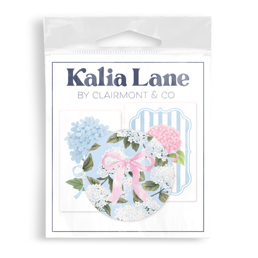 Vinyl Magnet 3-Pack - Hydrangea Cottage