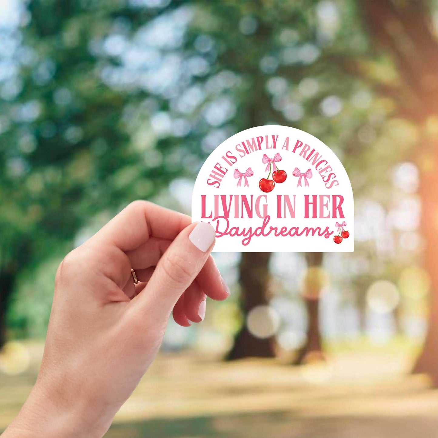 Vinyl Magnet-Princess Living In Her Daydreams