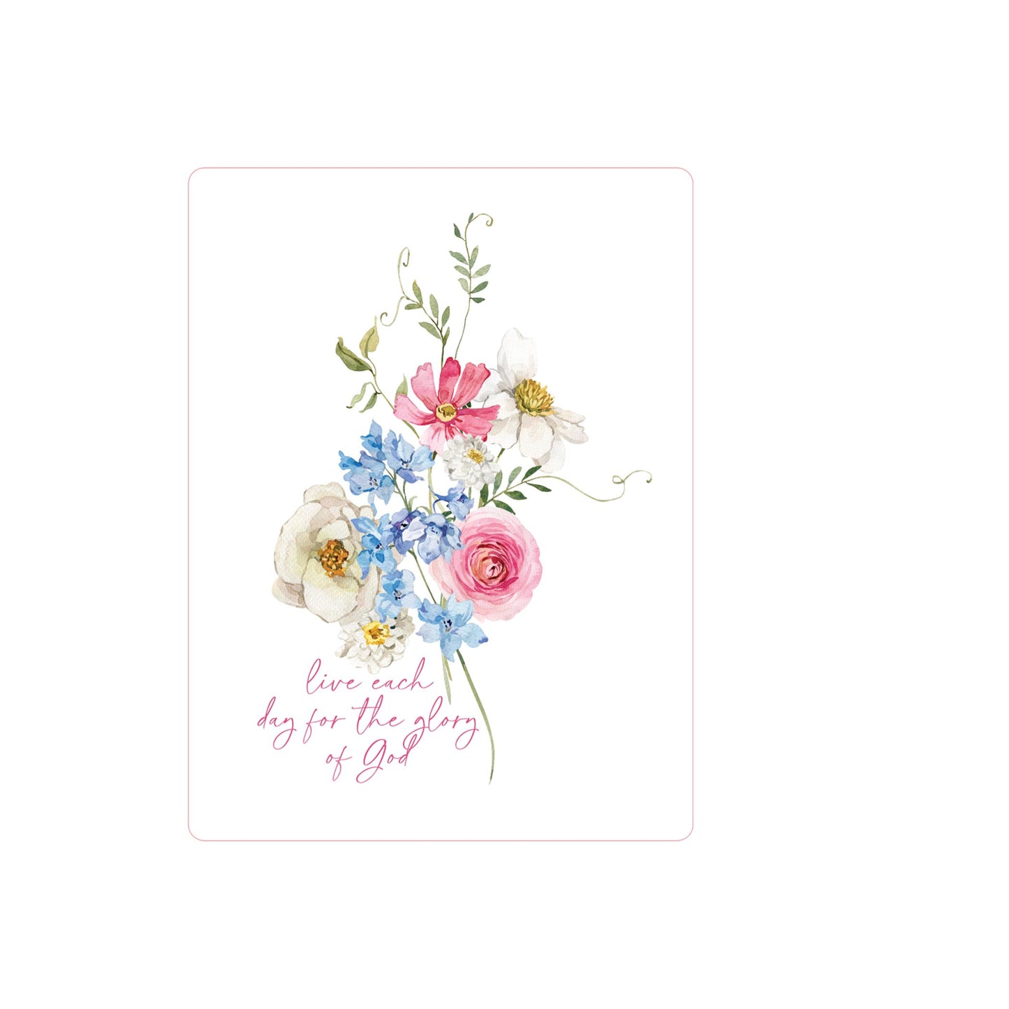 Vinyl Magnet-Fantasy Garden Glory of God -2