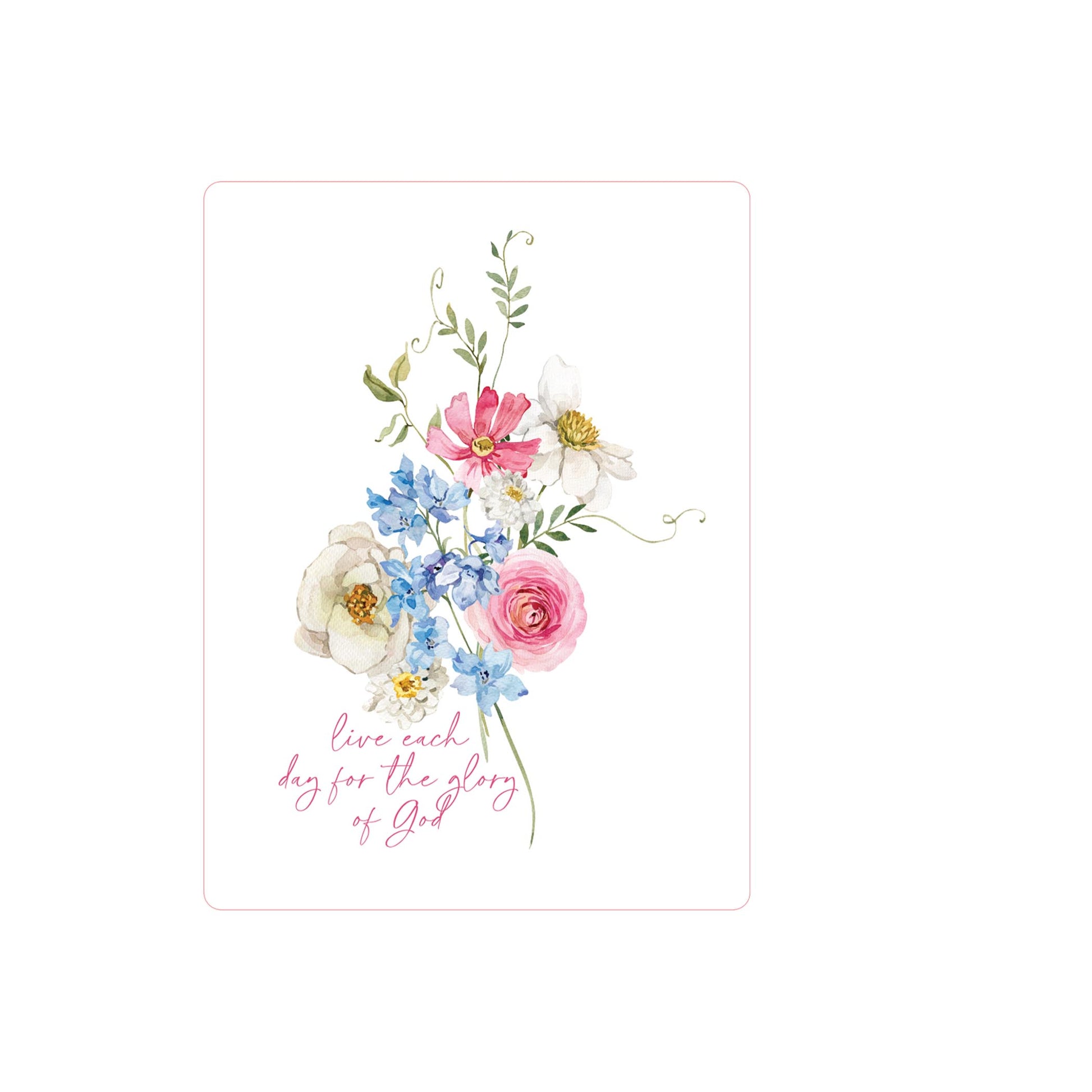 Vinyl Magnet-Fantasy Garden Glory of God -2