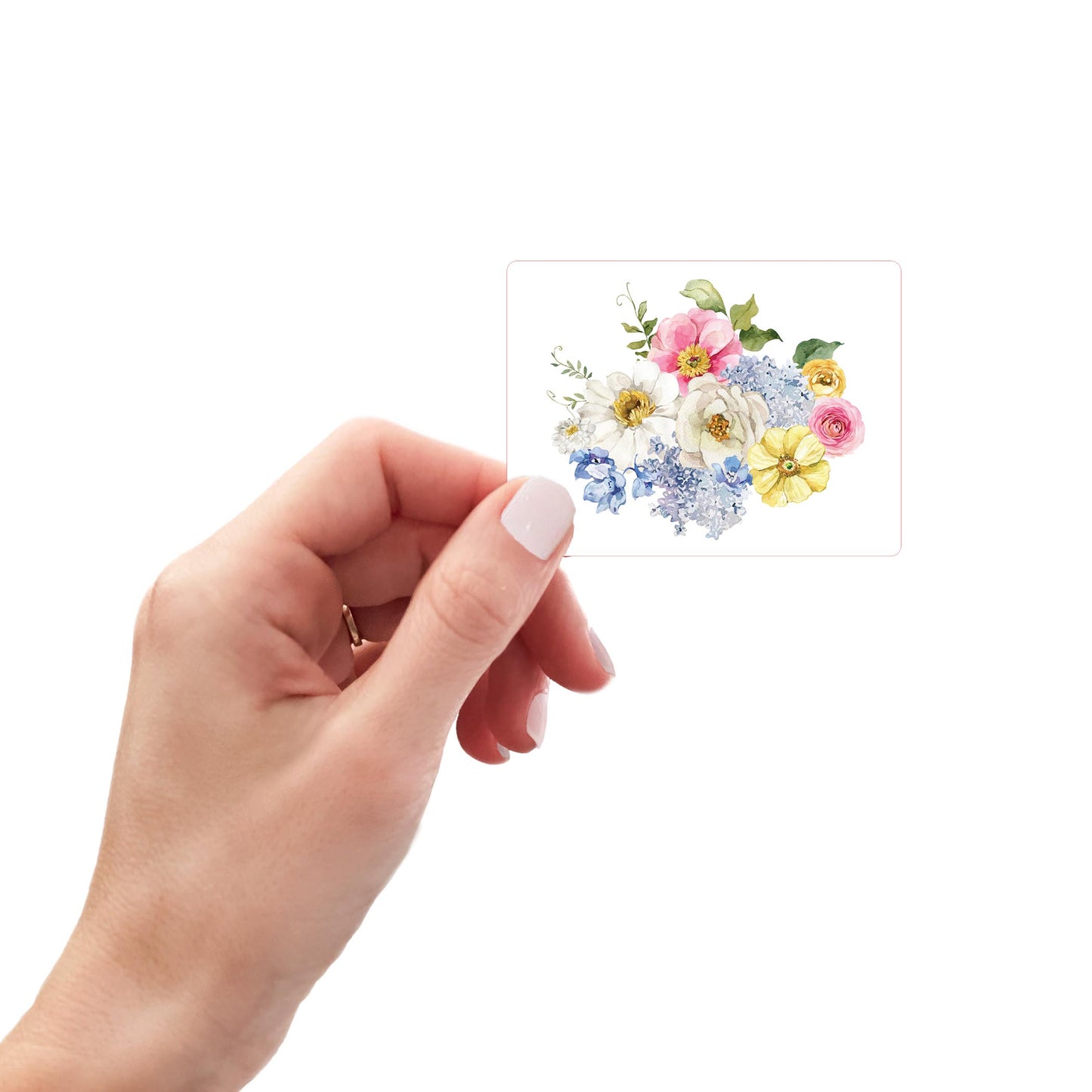 Vinyl Magnet-Fantasy Garden Floral Bunch 1 -0