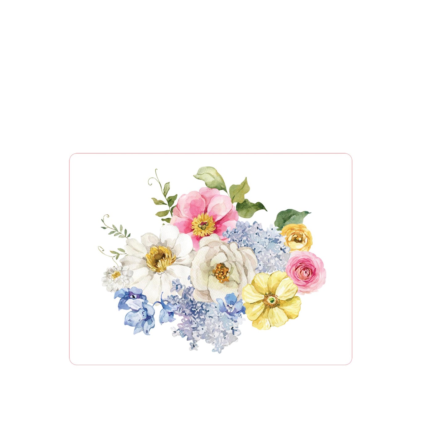 Vinyl Magnet-Fantasy Garden Floral Bunch 1 -2
