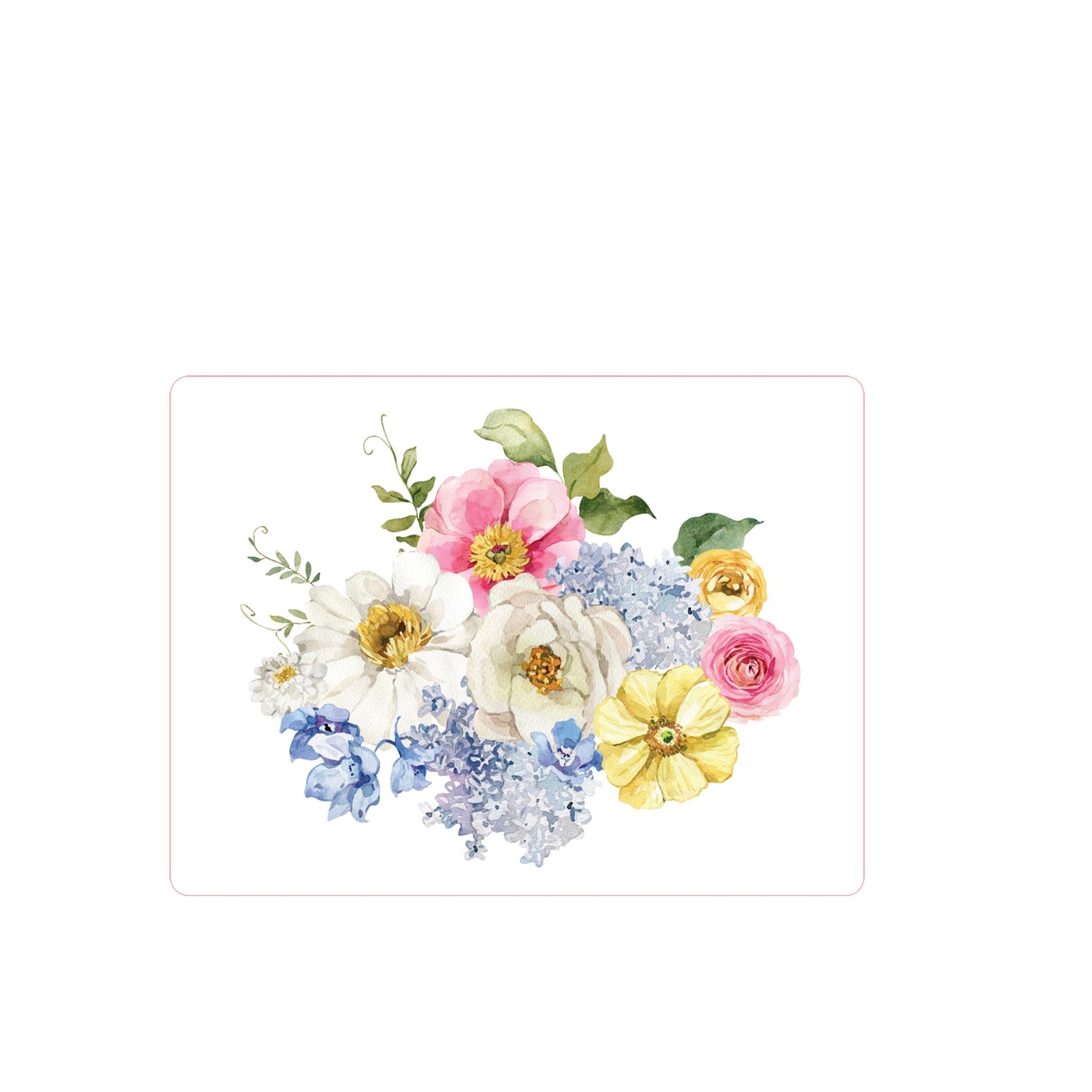 Vinyl Magnet-Fantasy Garden Floral Bunch 1 -2