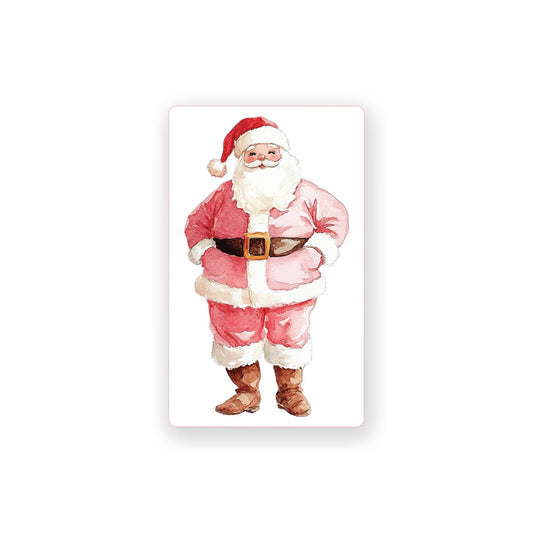 Vinyl Magnet-Blush & Baubles - A Grand Millennial Christmas Santa -0