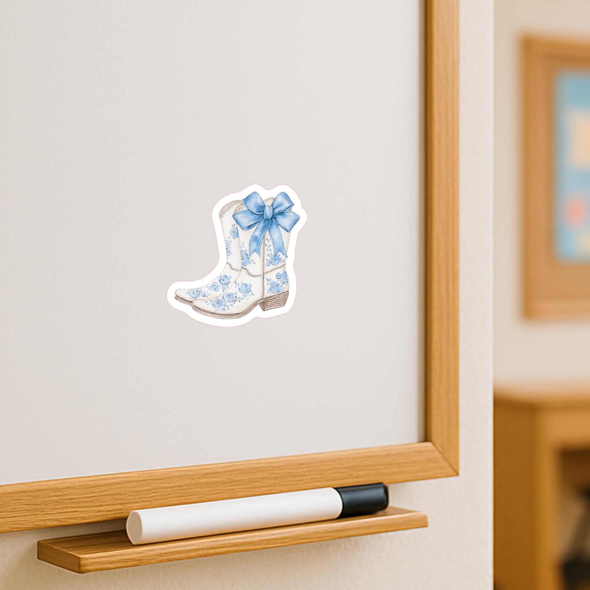 Vinyl Magnet-Coastal Cowgirl Boots -3