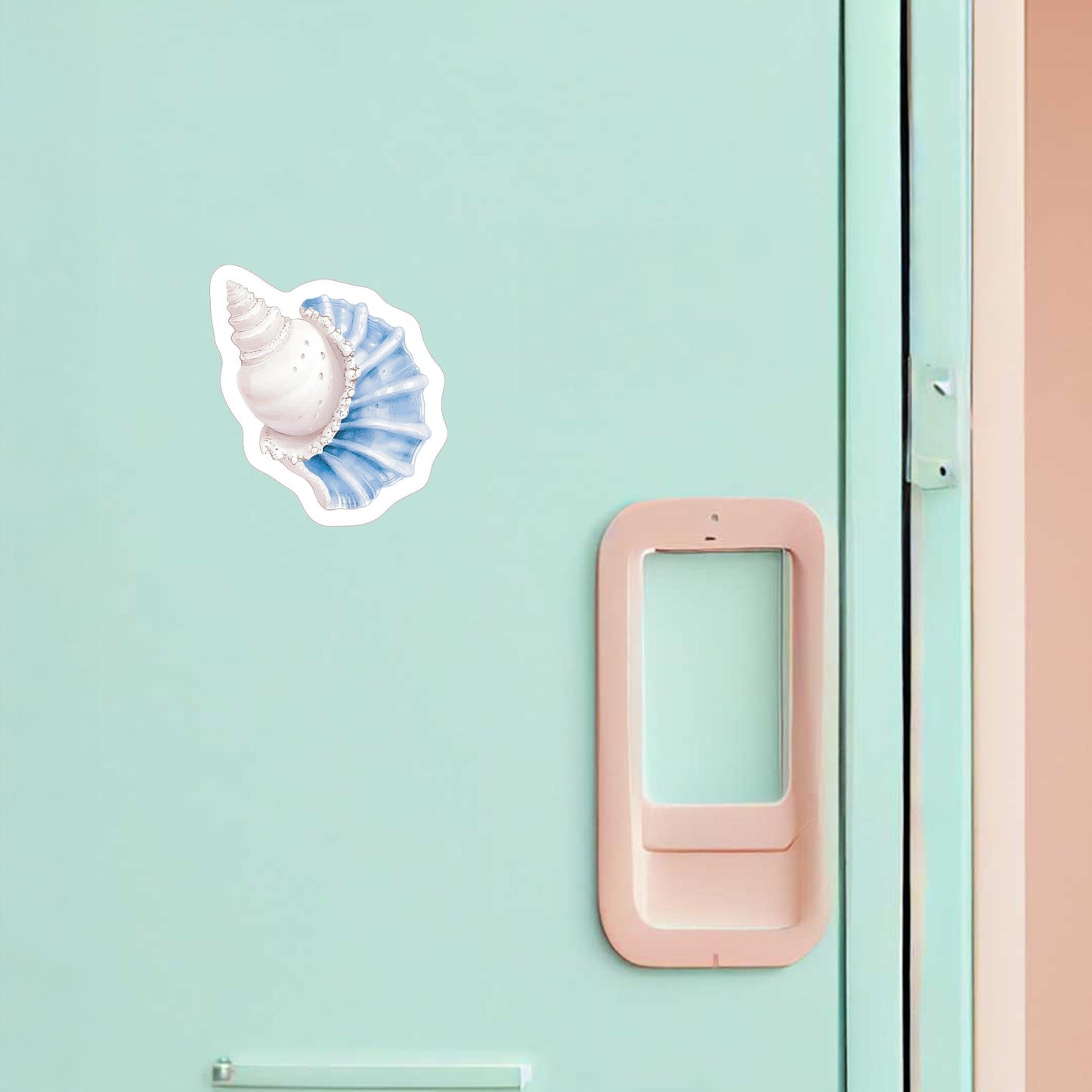 Vinyl Magnet-Coastal Cowgirl Shell -1
