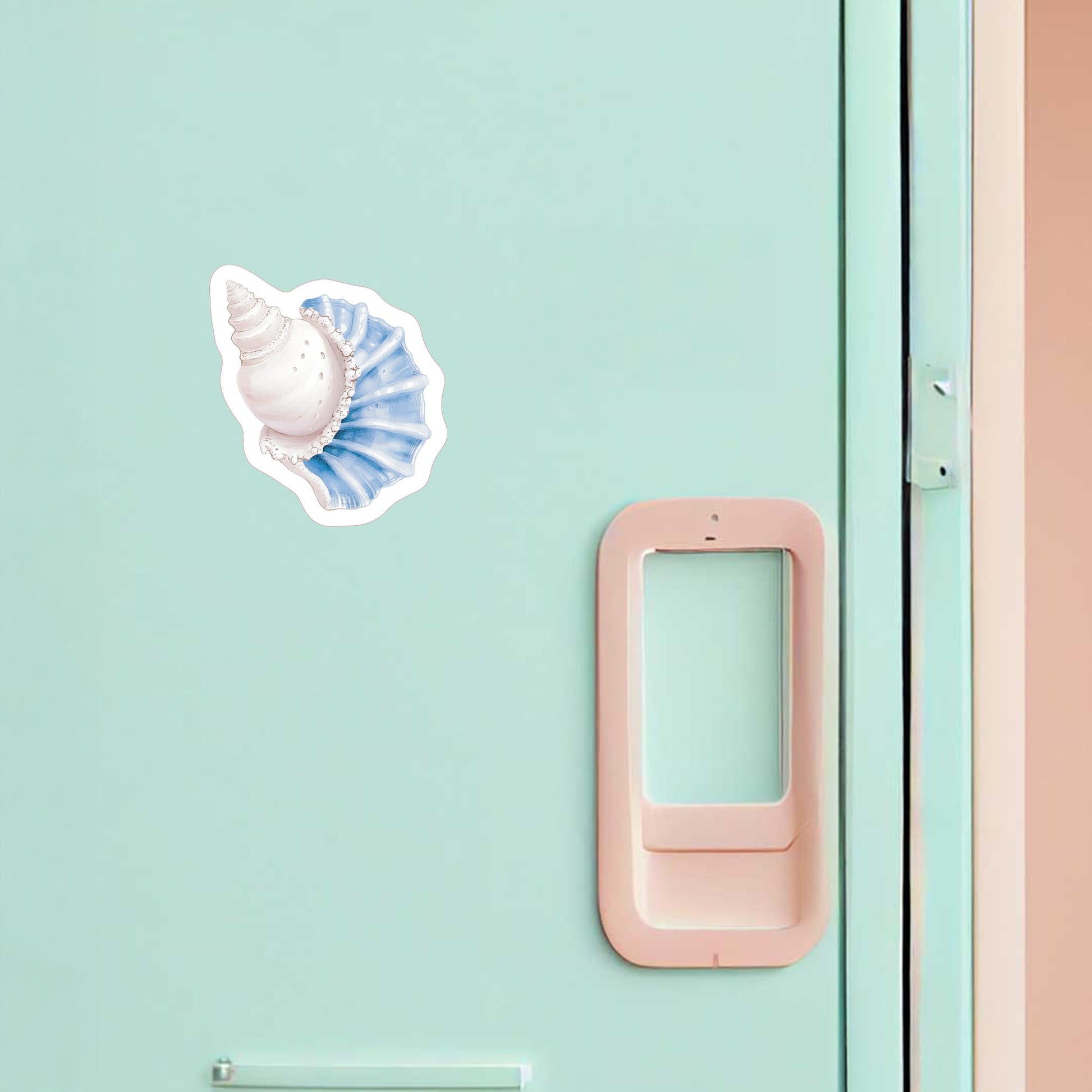 Vinyl Magnet-Coastal Cowgirl Shell -1