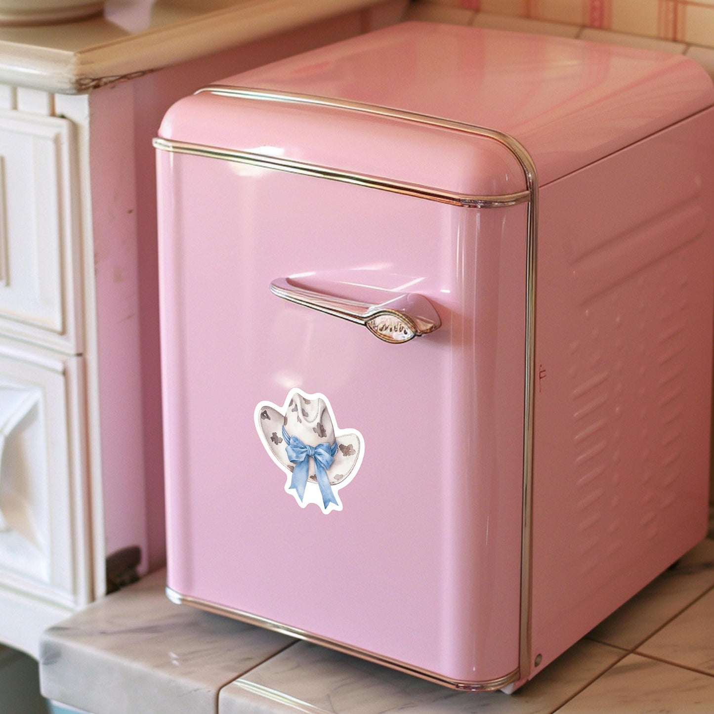Vinyl Magnet-Coastal Cowgirl Hat -2