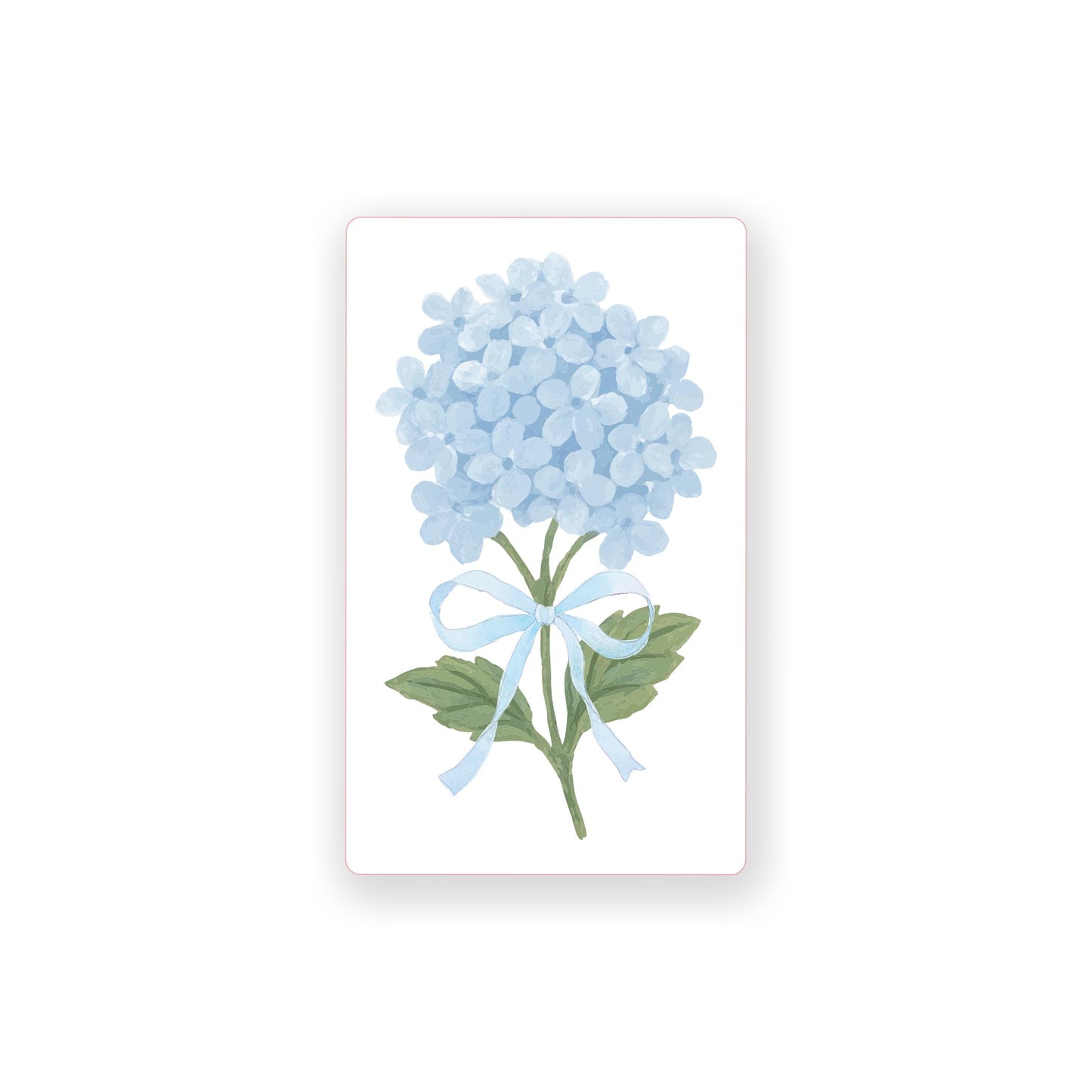 Vinyl Magnet-Hydrangea Cottage Blue -0