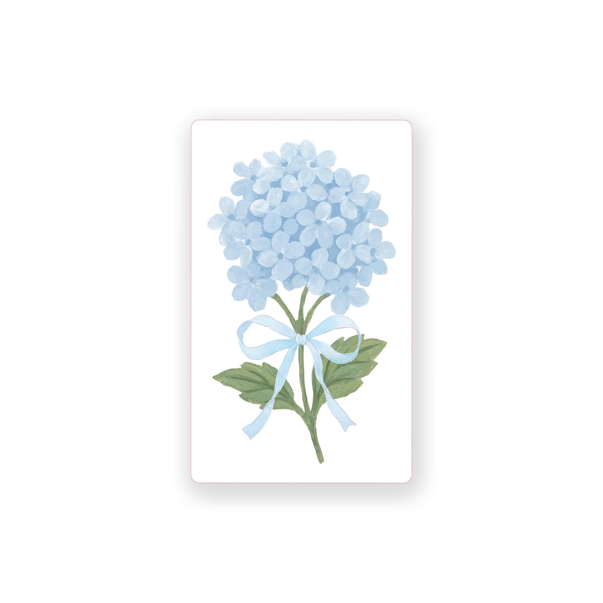 Vinyl Magnet-Hydrangea Cottage Blue -0