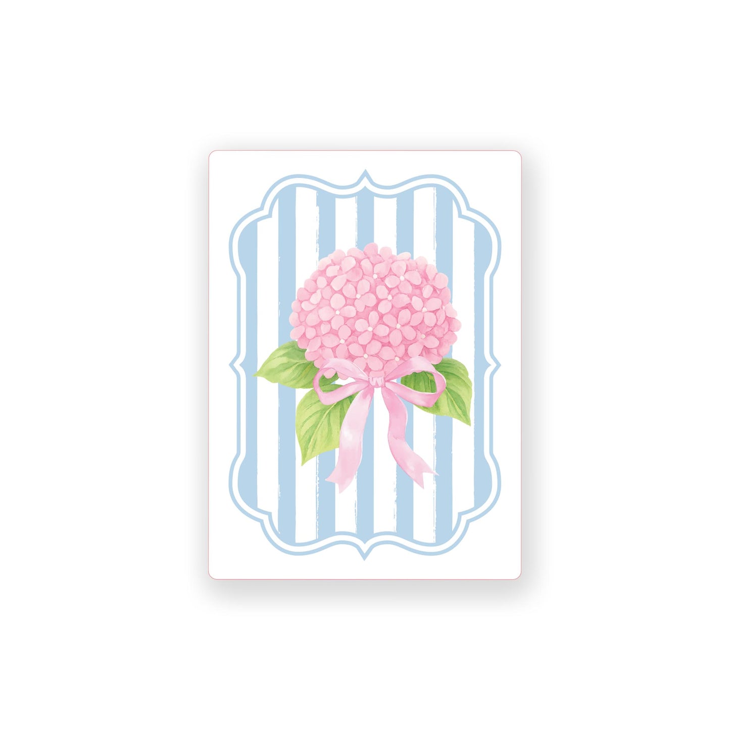 Vinyl Magnet-Hydrangea Cottage Pink -0