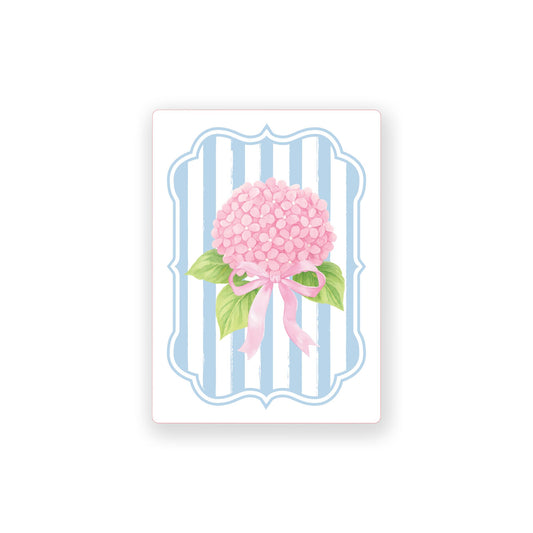 Vinyl Magnet-Hydrangea Cottage Pink -0