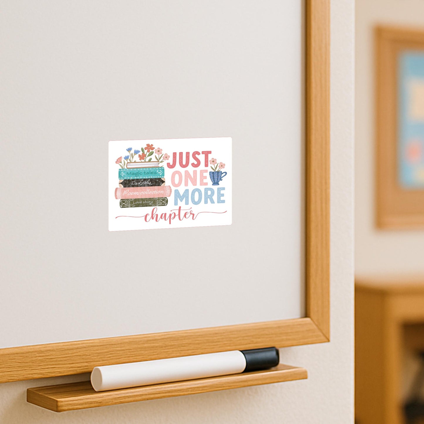 Vinyl Magnet-Pretty Little Chapters Just One More Chapter -3