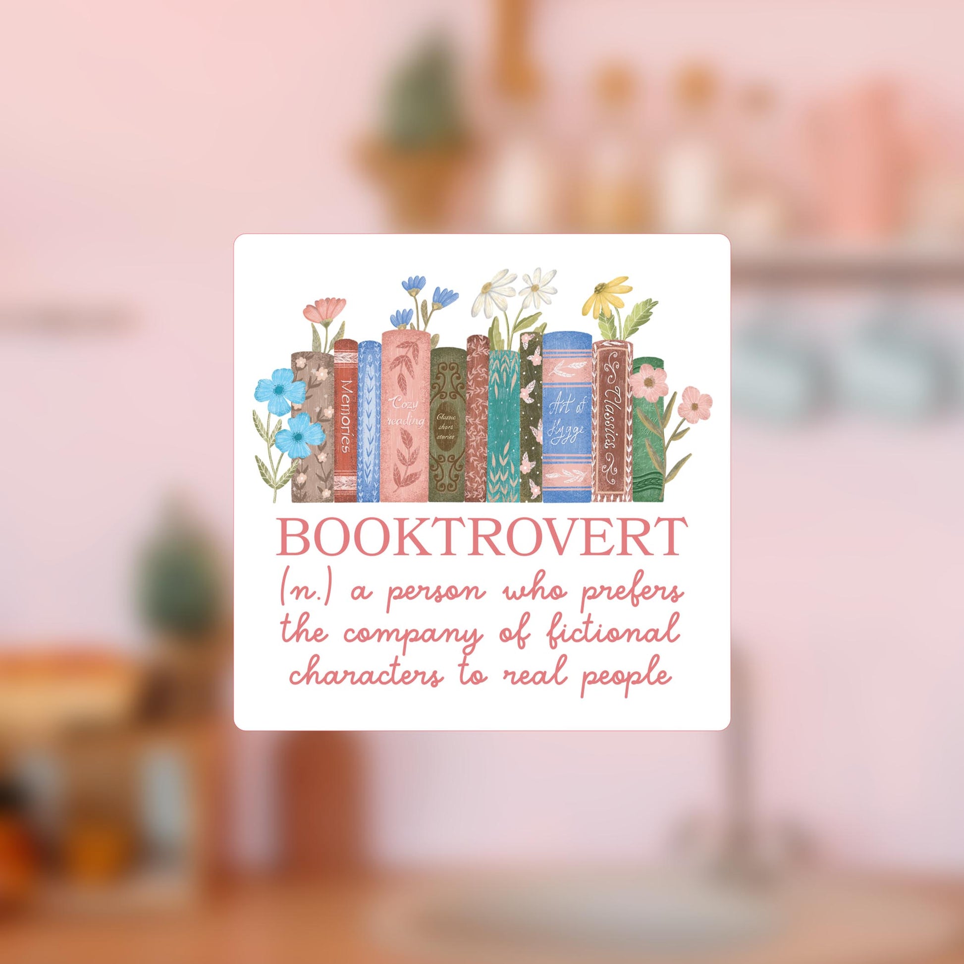 Vinyl Magnet-Pretty Little Chapters Booktrovert Definition -4