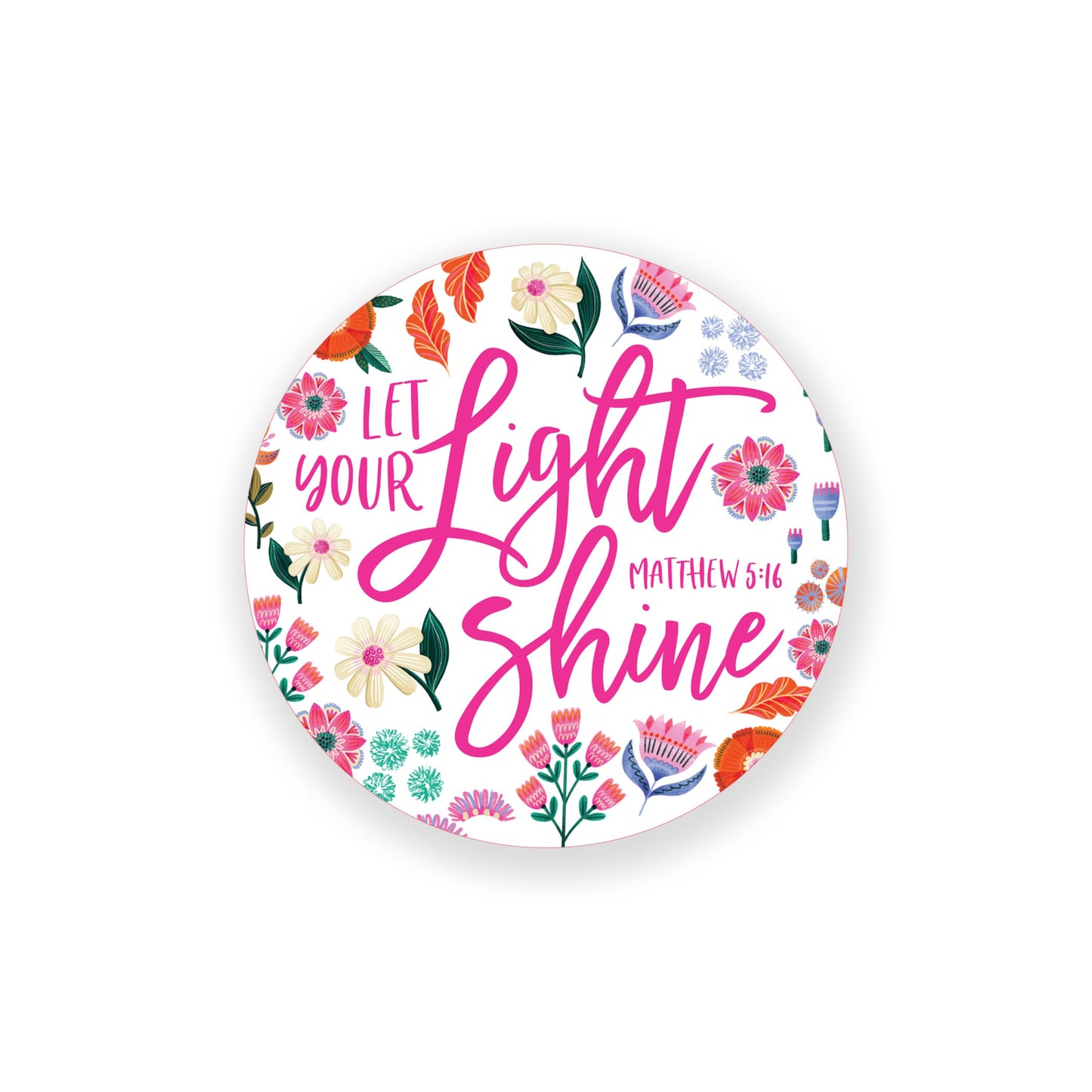 Vinyl Magnet-Radiant Hope Let Your Light Shine -0
