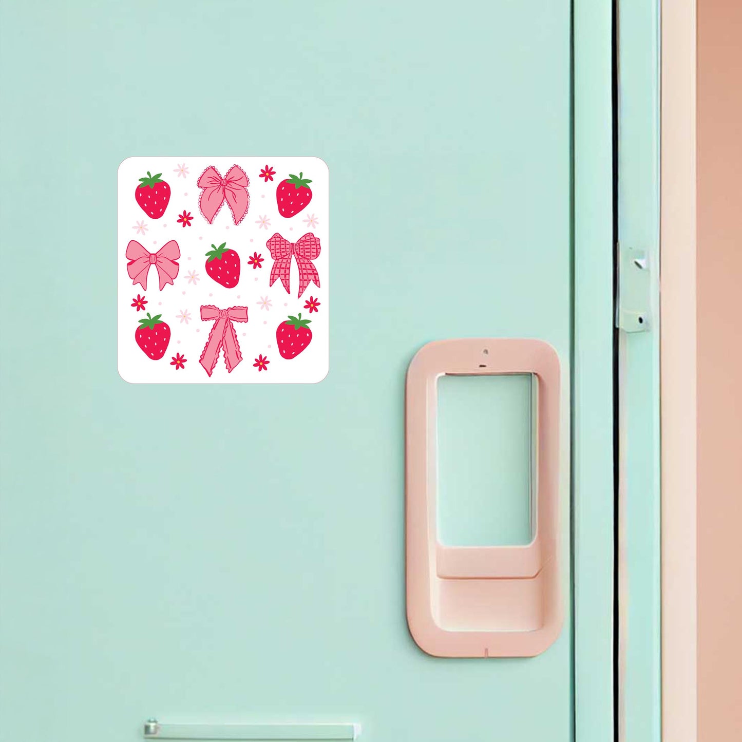 Vinyl Magnet-Strawberry Parlor 1 -1