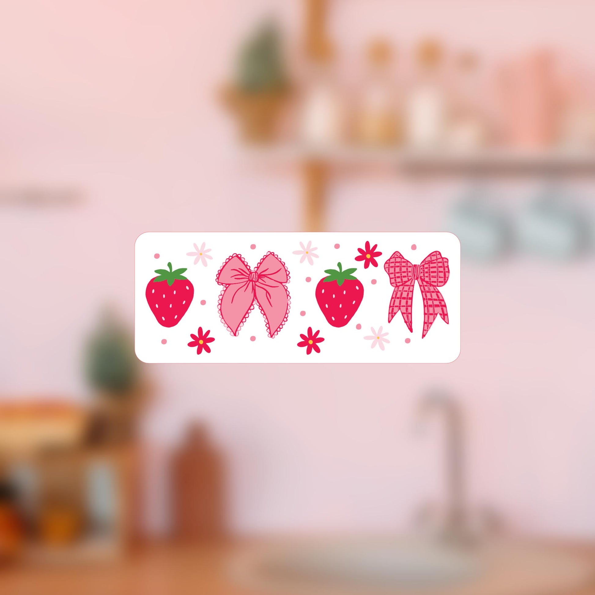 Vinyl Magnet-Strawberry Parlor 2 -4