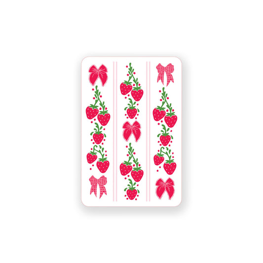 Vinyl Magnet-Strawberry Parlor 3 -0