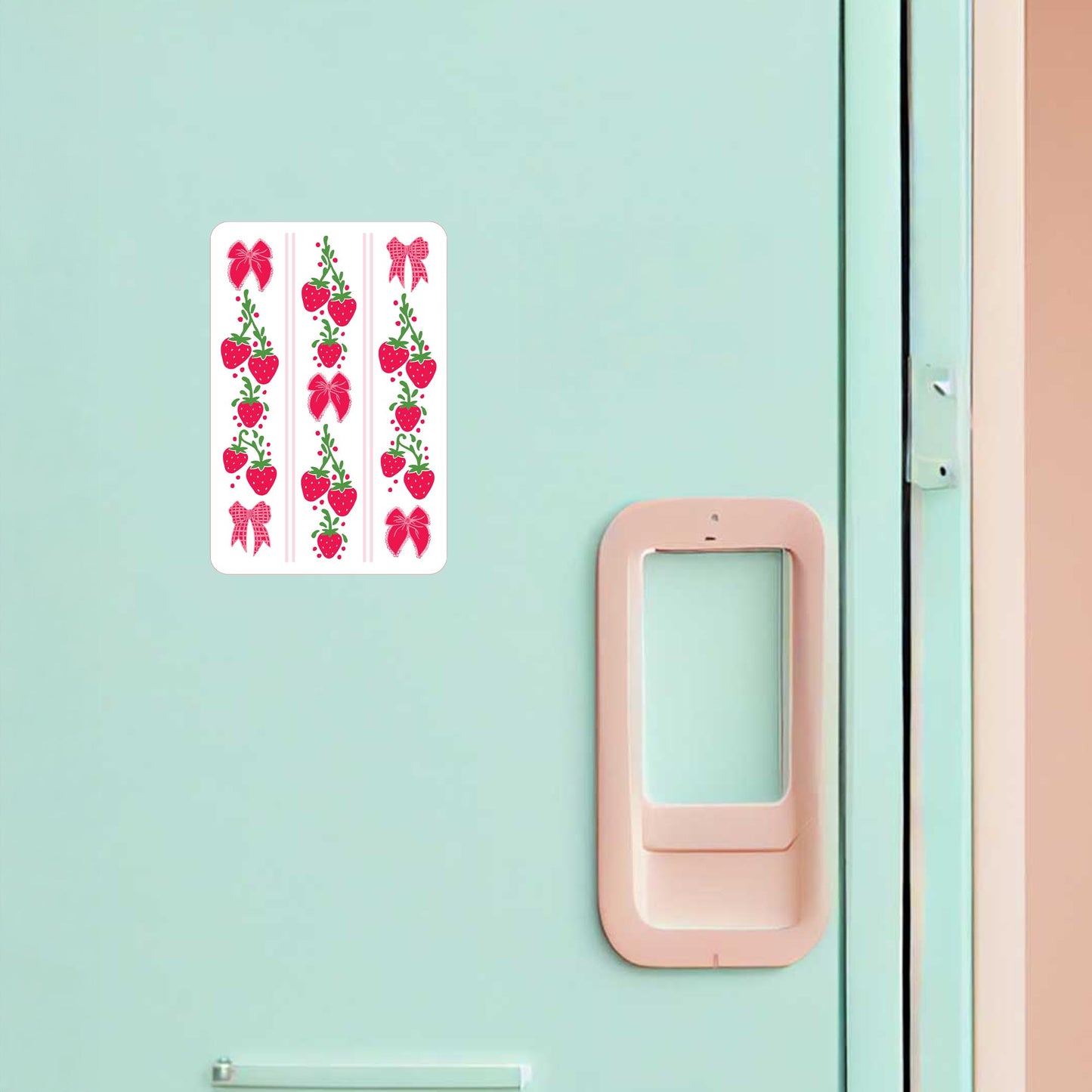 Vinyl Magnet-Strawberry Parlor 3 -1