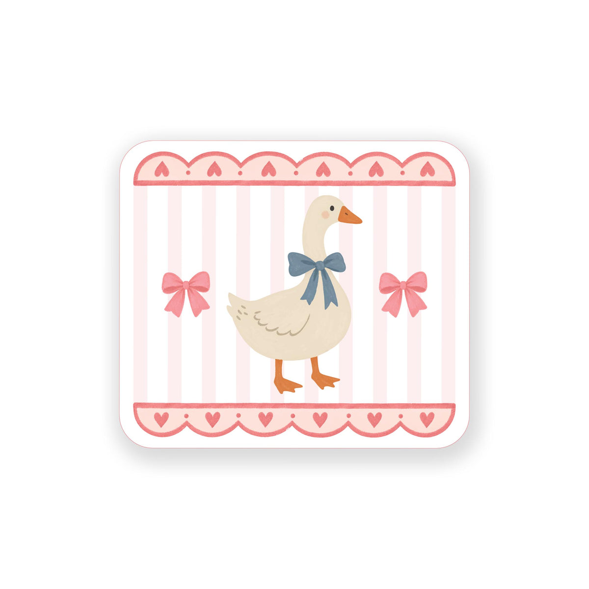 Vinyl Magnet-Vintage Goose -0