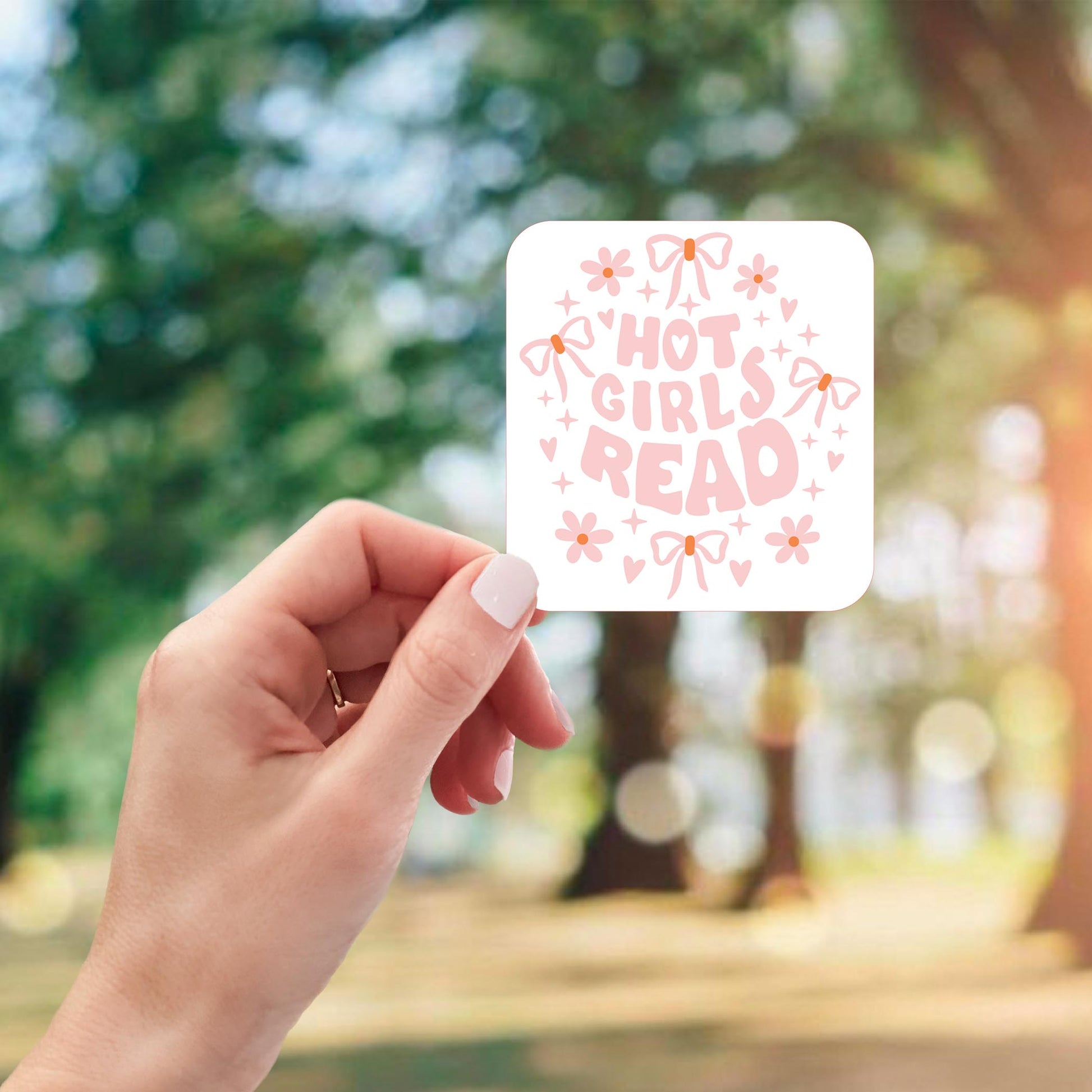 Vinyl Magnet-Hot Girls Read -1