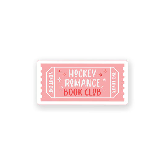 Vinyl Magnet-Boy Aquarium Pink Hockey Romance -0