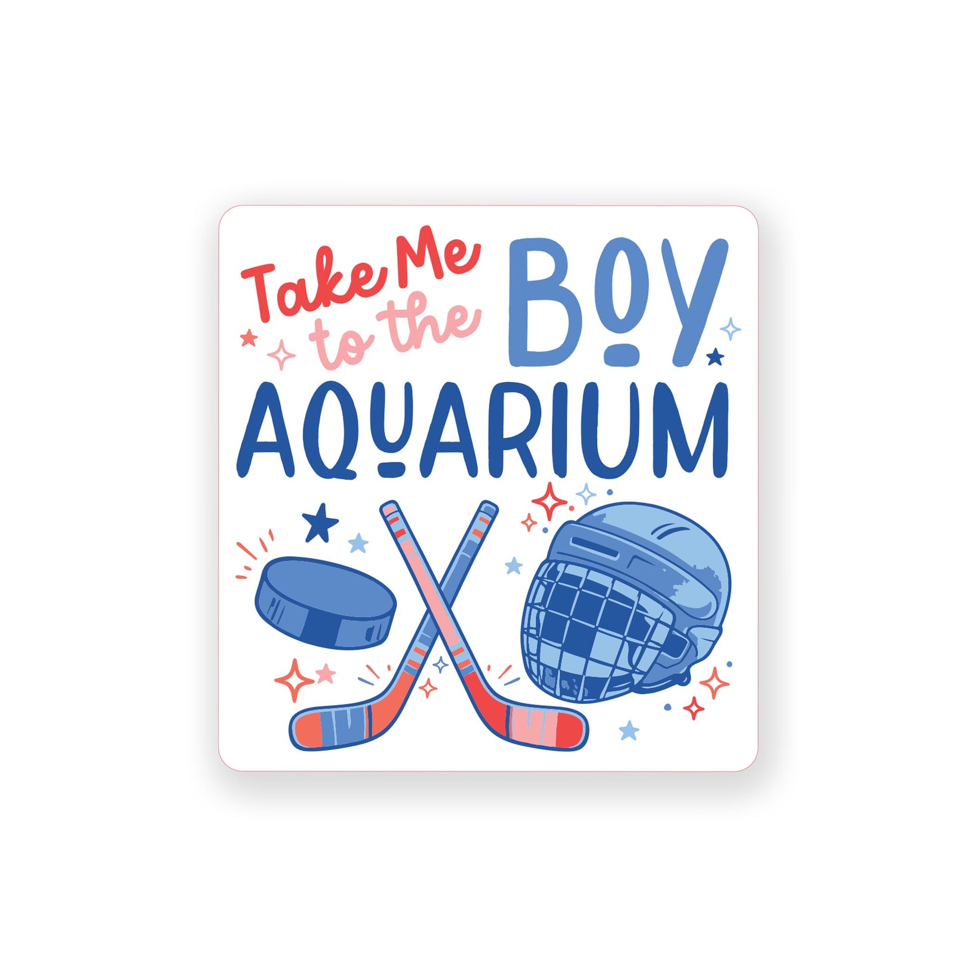 Vinyl Magnet-Boy Aquarium Icons -0