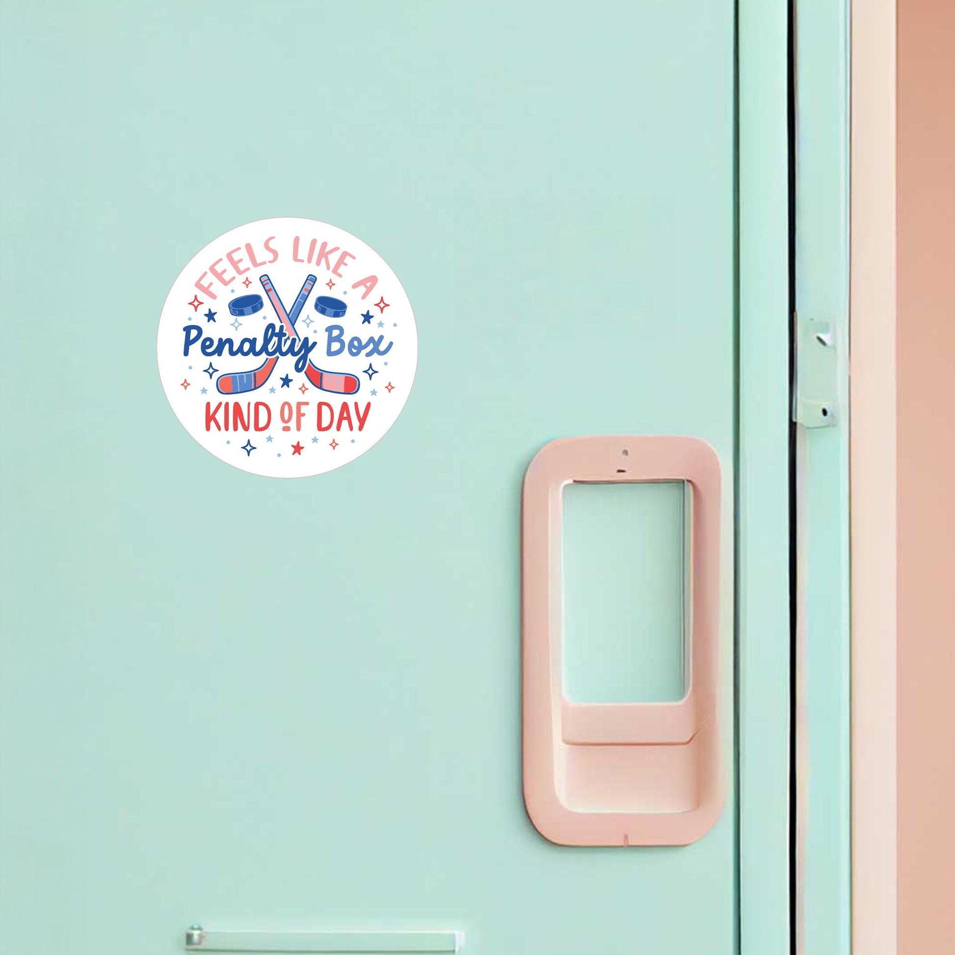 Vinyl Magnet-Boy Aquarium Penalty Box -1