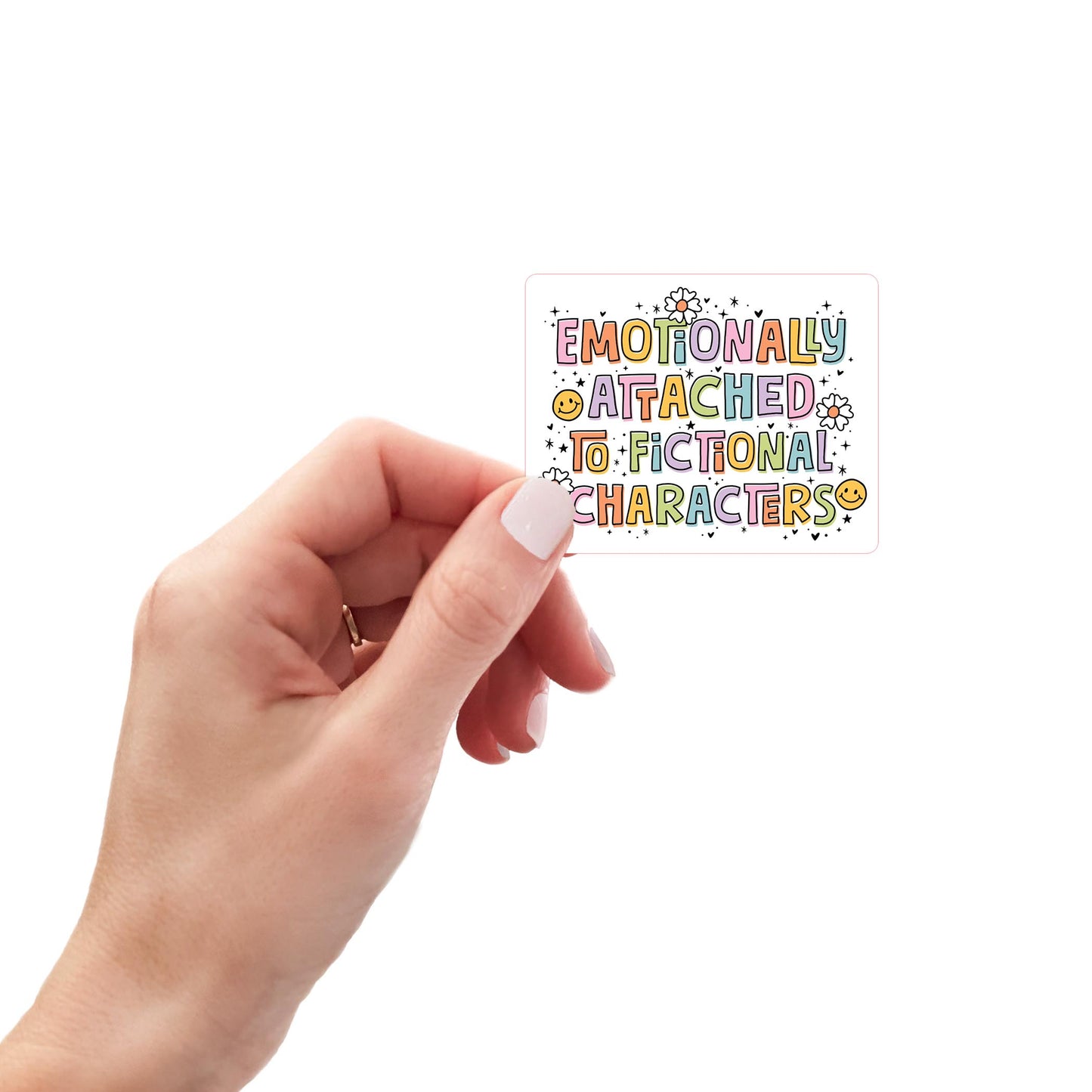 Vinyl Magnet-Emotionally Attached To Fictional Characters -0