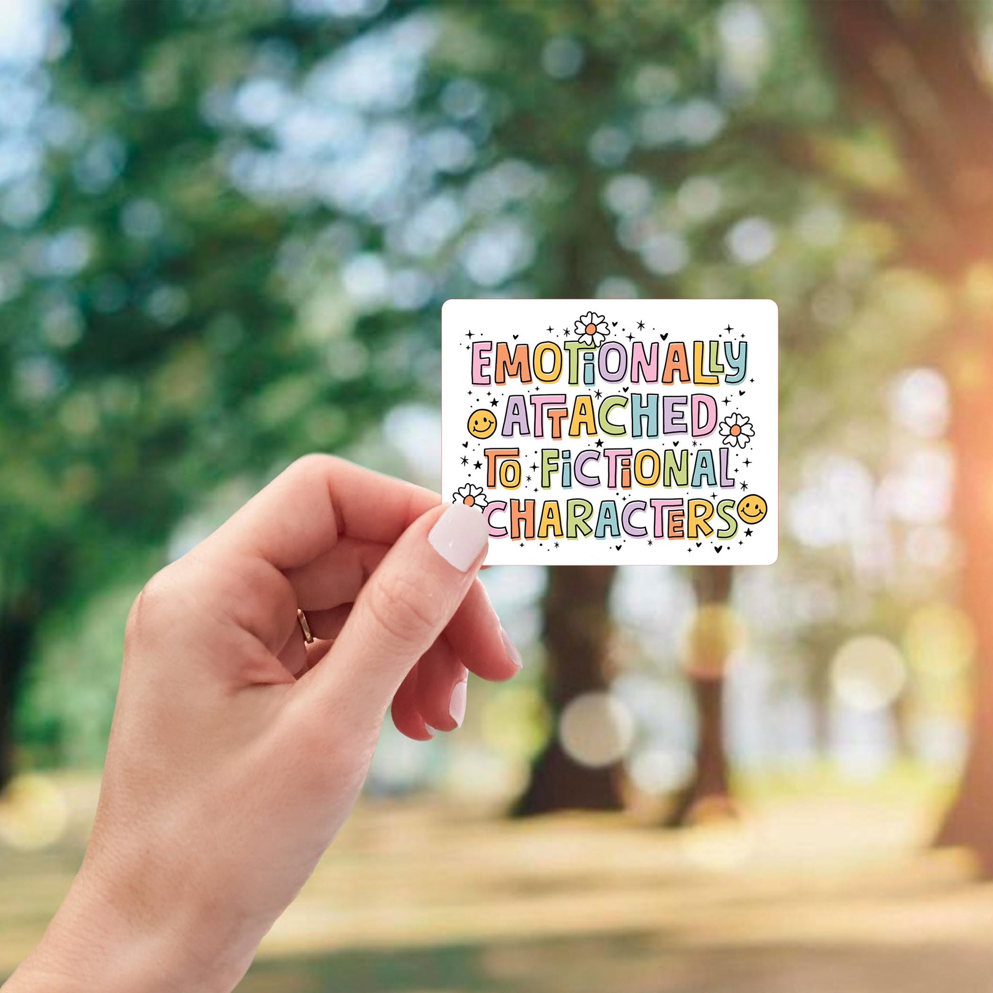 Vinyl Magnet-Emotionally Attached To Fictional Characters -1