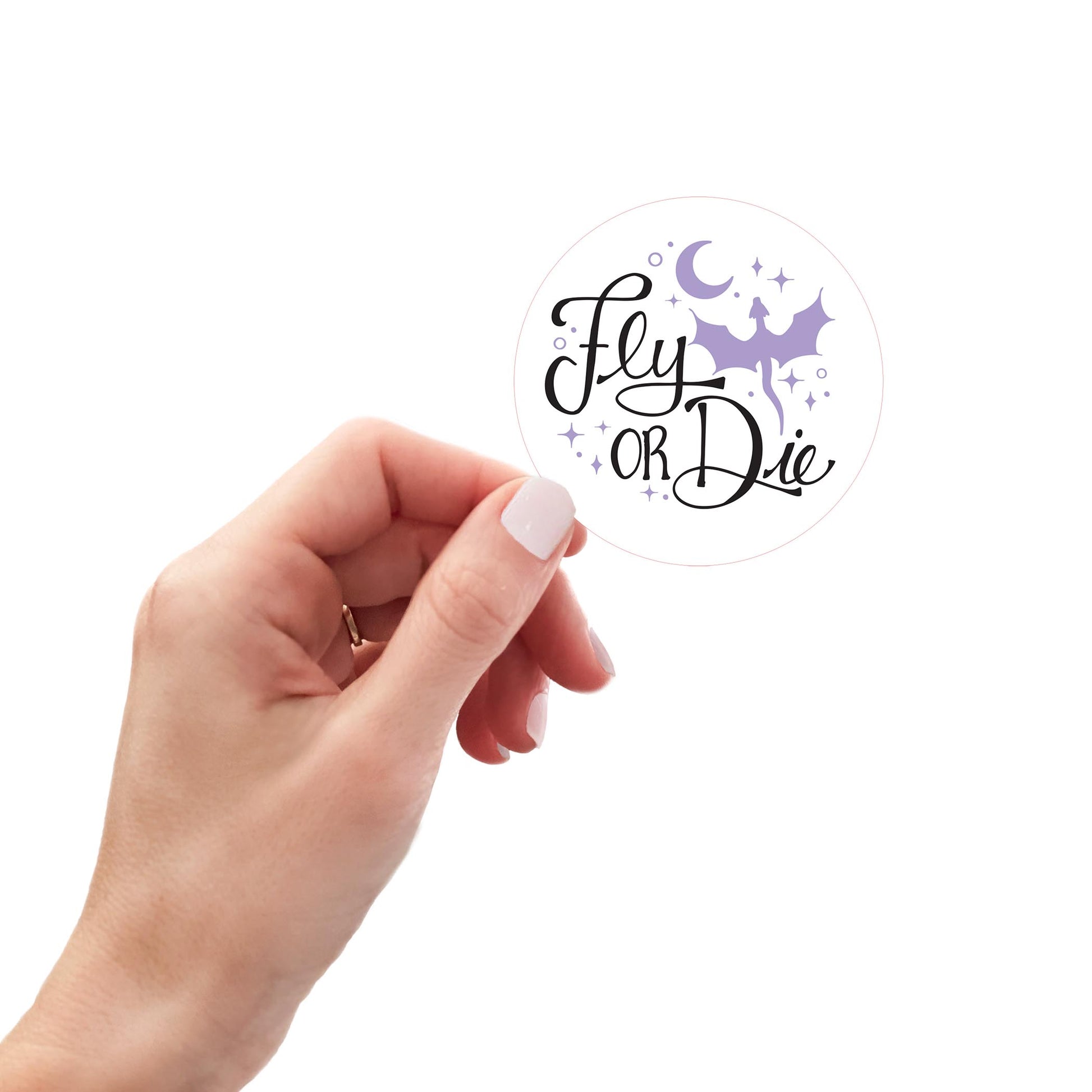 Vinyl Magnet-Our Fantasy Era Fly Or Die Purple -0
