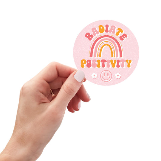 Vinyl Magnet-Happy Plans Radiate Positivity