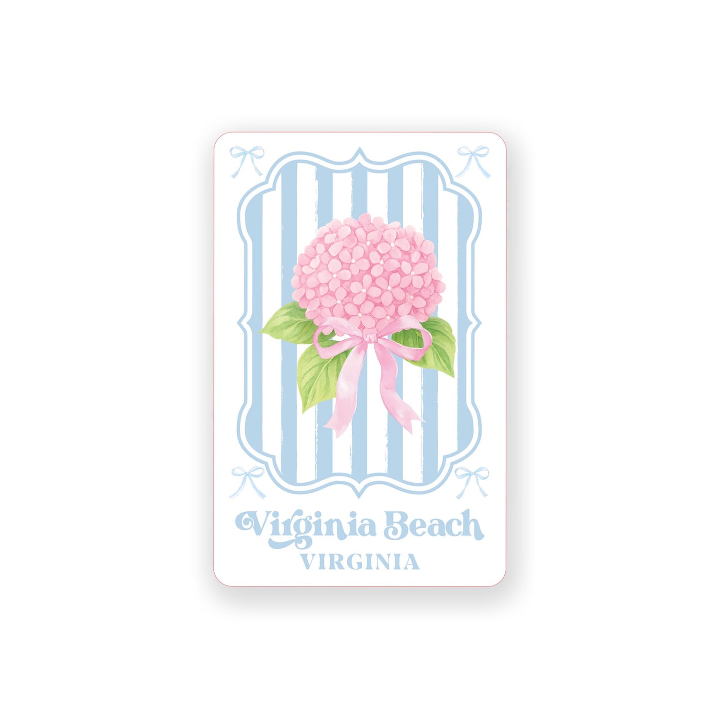 Vinyl Magnet-Love+Local Hydrangea Cottage -0