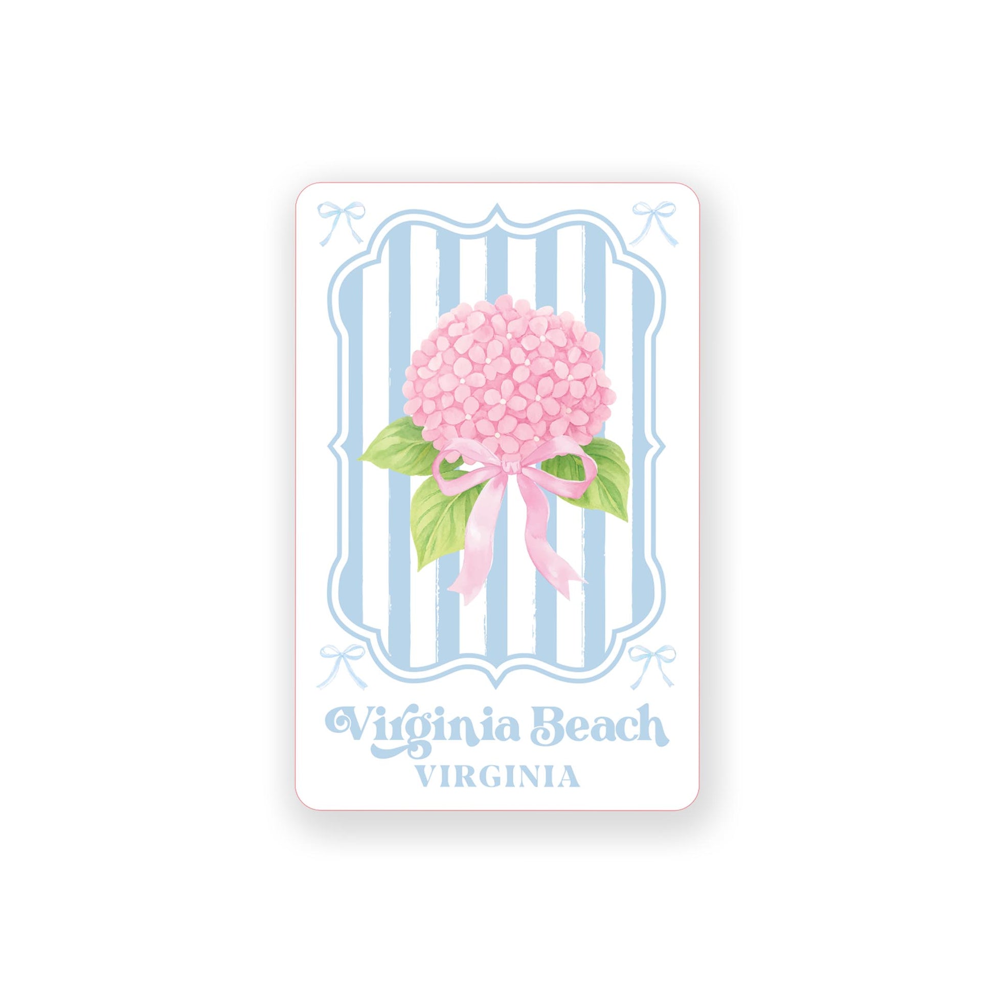 Vinyl Magnet-Love+Local Hydrangea Cottage -0