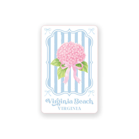 Vinyl Magnet-Love+Local Hydrangea Cottage -0