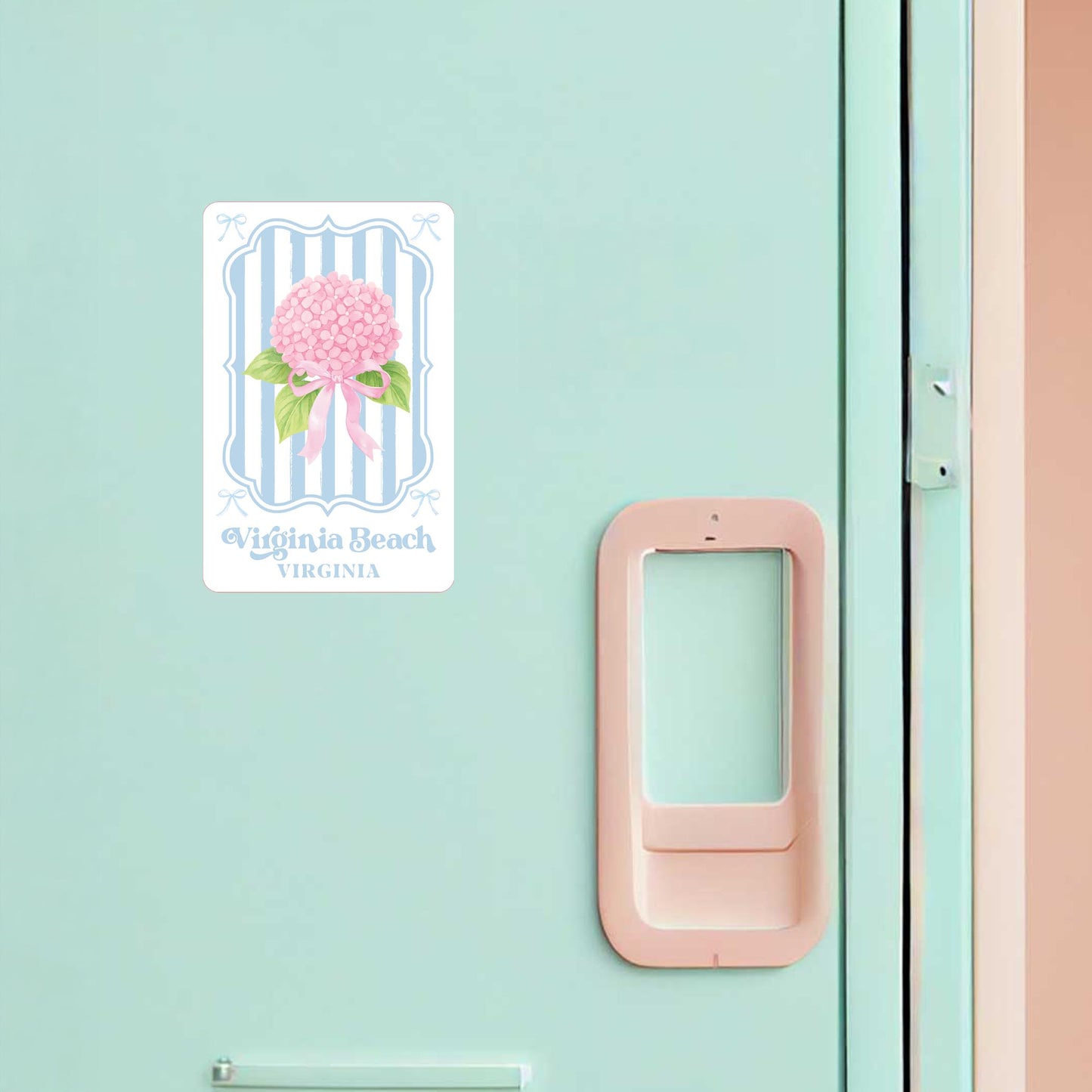Vinyl Magnet-Love+Local Hydrangea Cottage -1