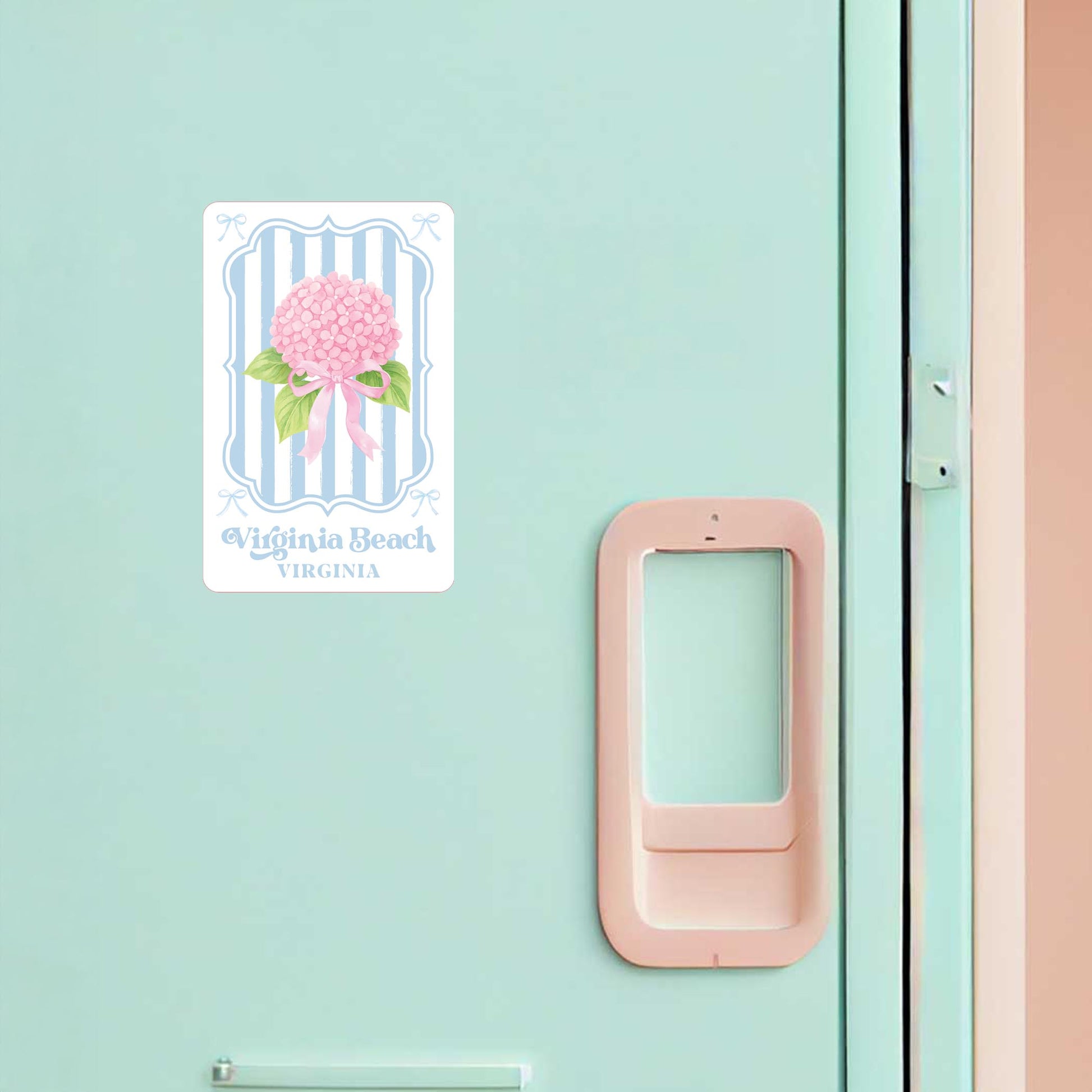 Vinyl Magnet-Love+Local Hydrangea Cottage -1