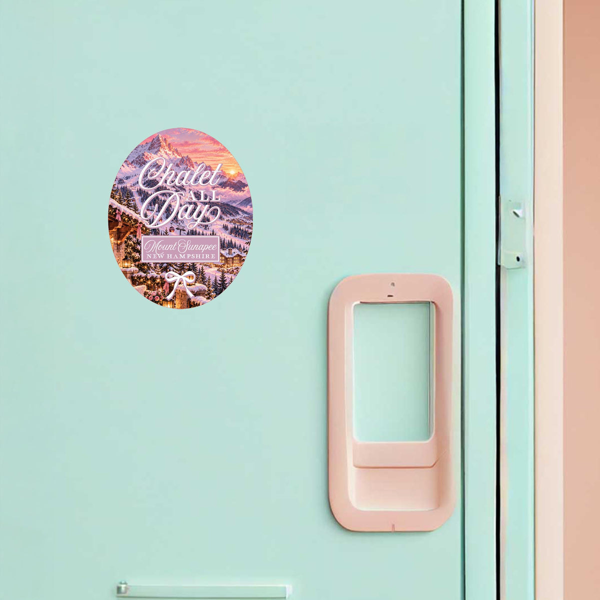 Vinyl Magnet-Chalet Girl | Custom -1