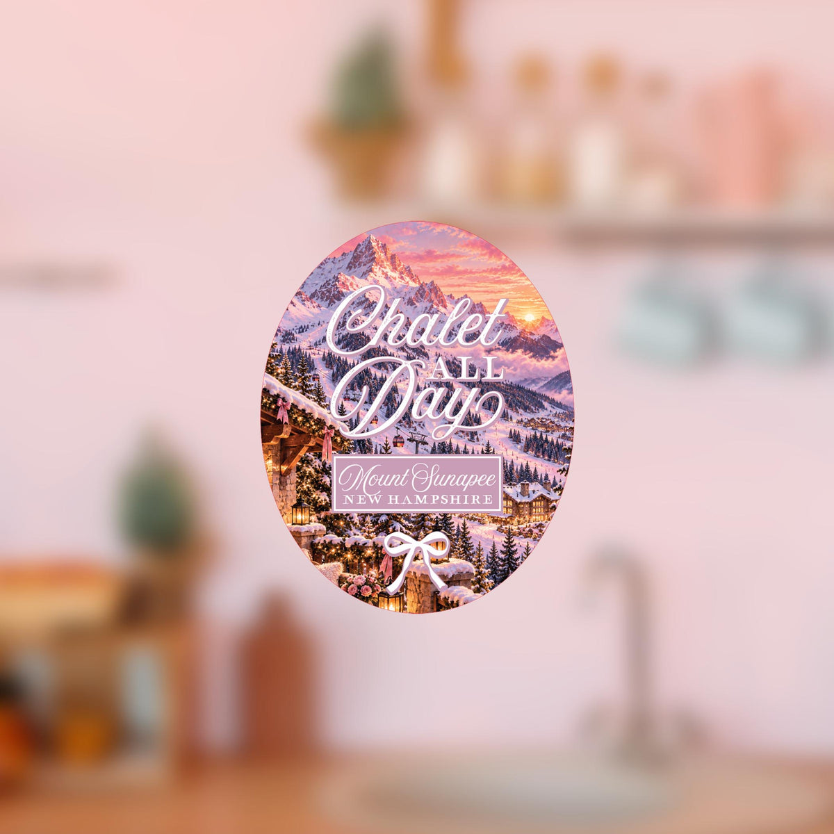Vinyl Magnet-Chalet Girl | Custom -4