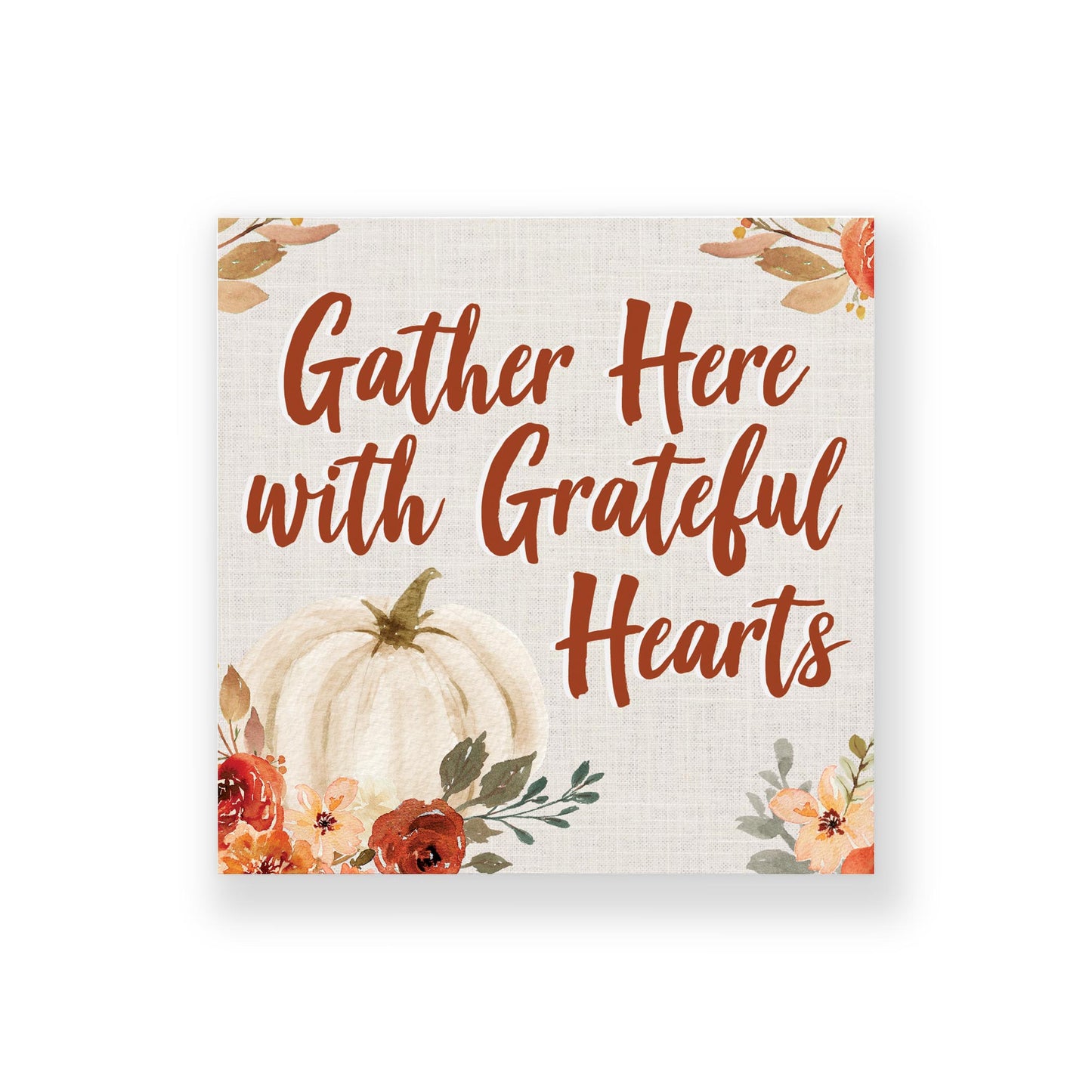 Mini Print-Grateful Hearts Fall Florals