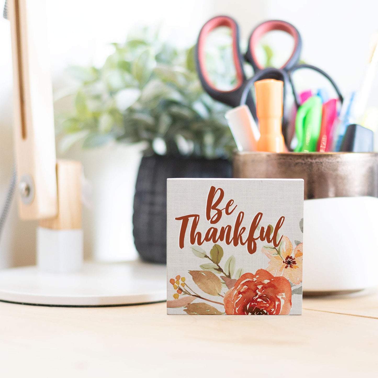 Mini Print-Be Thankful Fall Florals