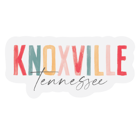Watercolor City Vinyl Magnet