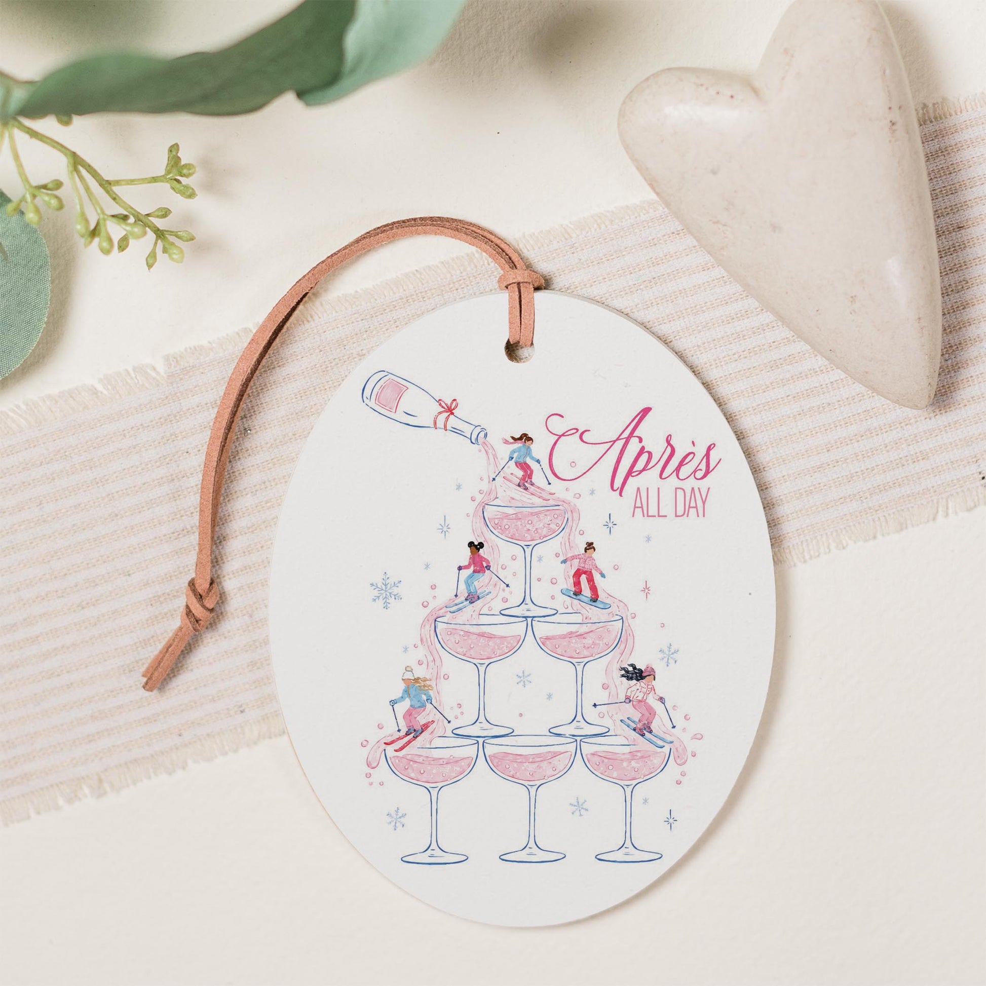 Oval Ornament-Après Ski -1