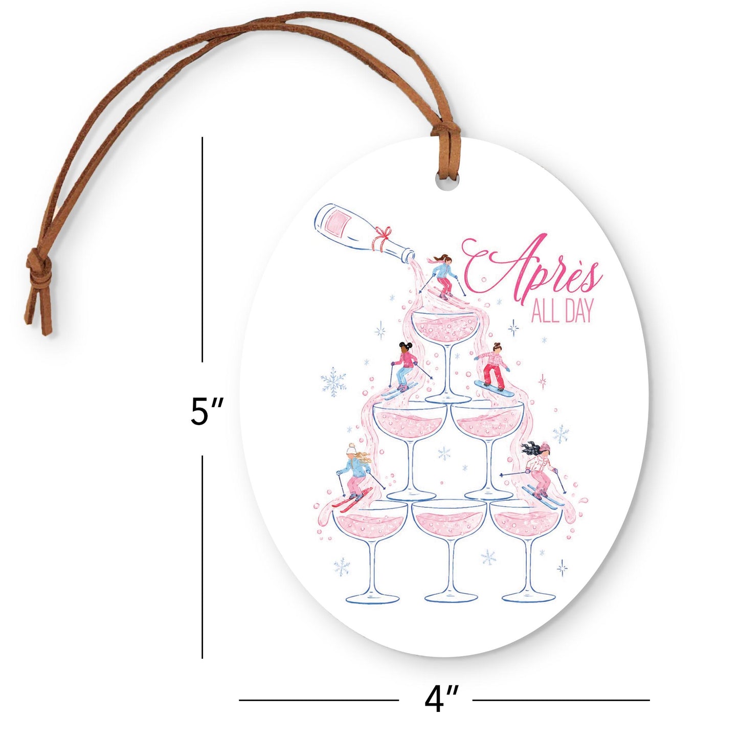 Oval Ornament-Après Ski -5