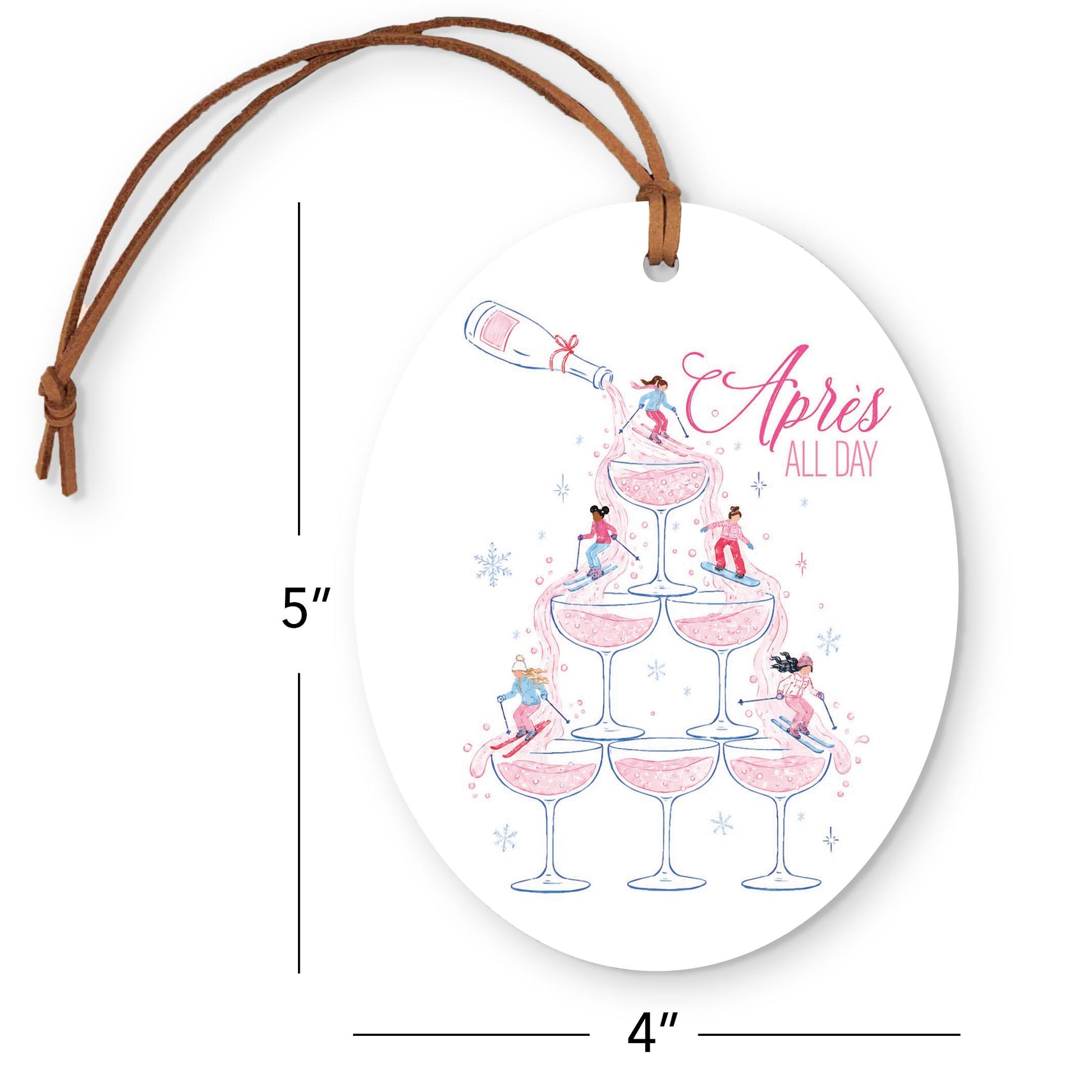 Oval Ornament-Après Ski -5