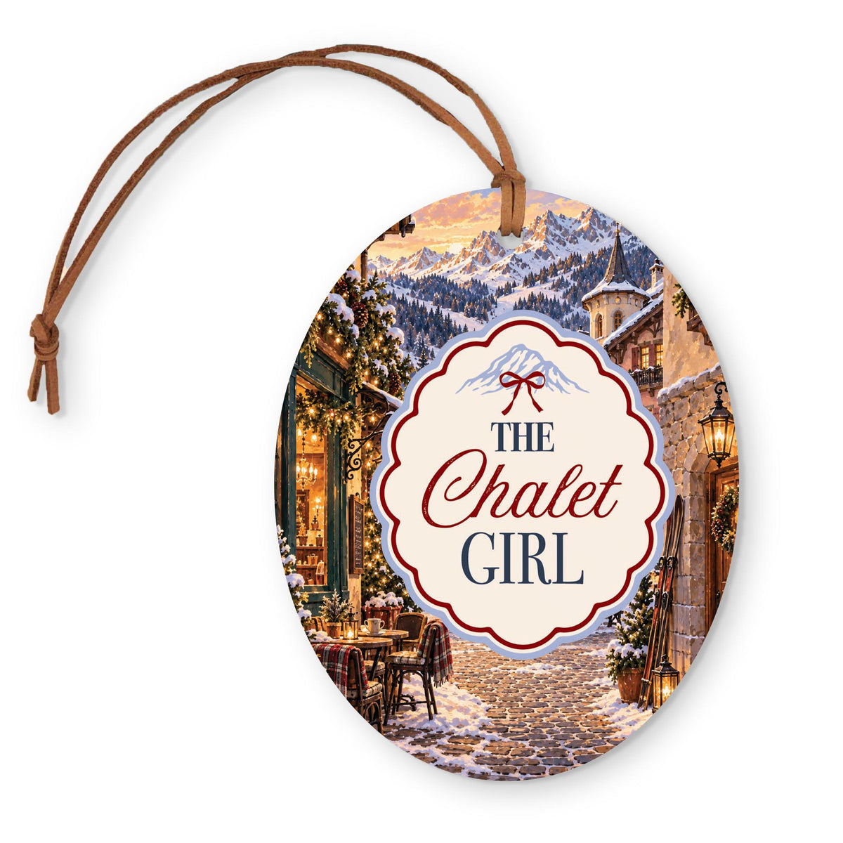 Oval Ornament-Chalet Girl -0