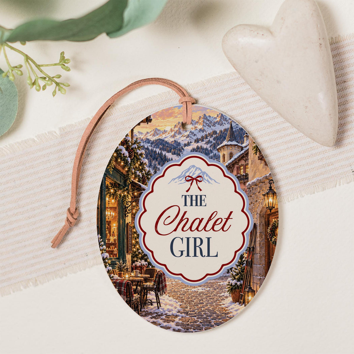 Oval Ornament-Chalet Girl -1
