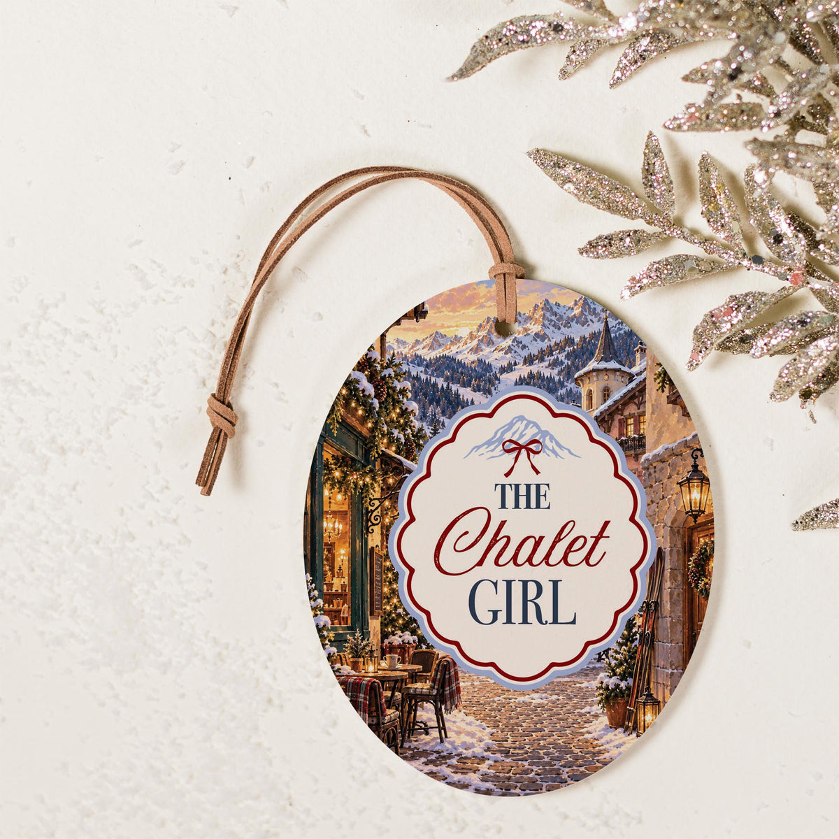 Oval Ornament-Chalet Girl -2